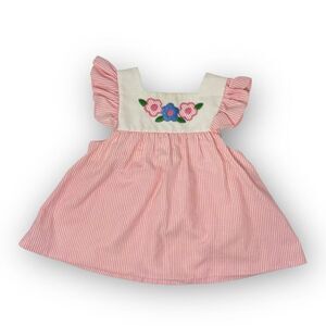 Vintage Little Bitty Smocked Tank Blouse Top Little Girls Size 2T Flawed